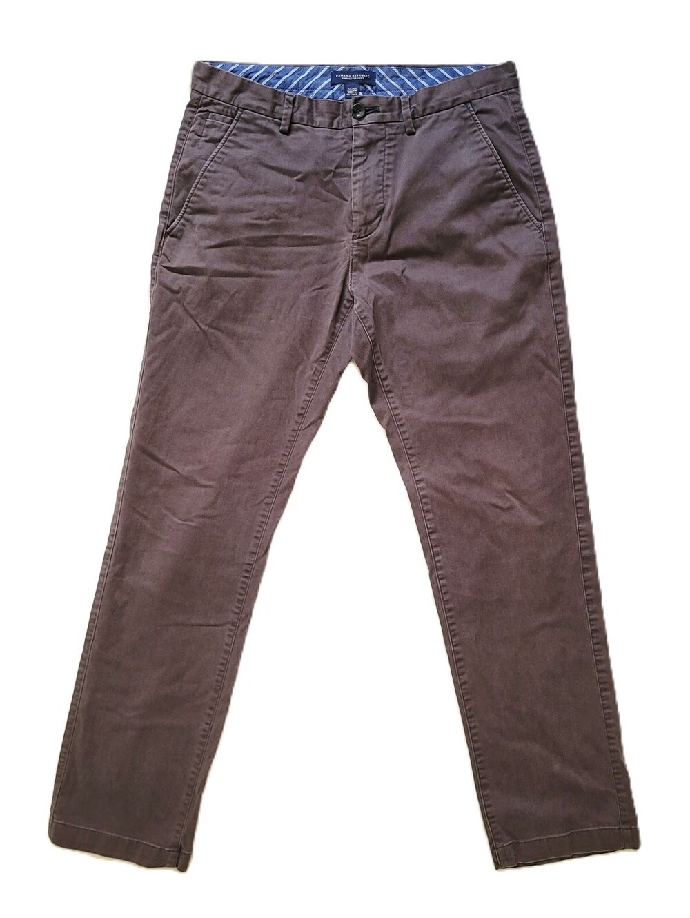 Banana Republic Vintage Straight Men's 30x30 Chino Pants Brown Cotton